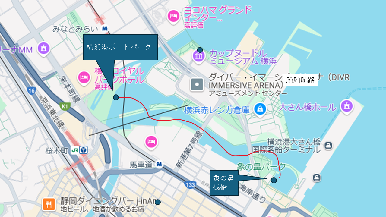 船舶の水上交通